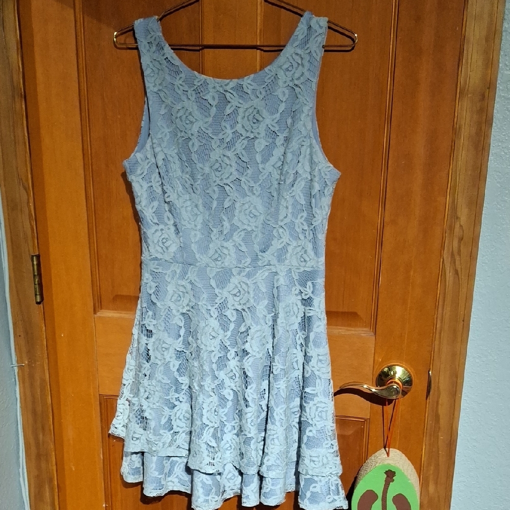 Blue Lace Dress